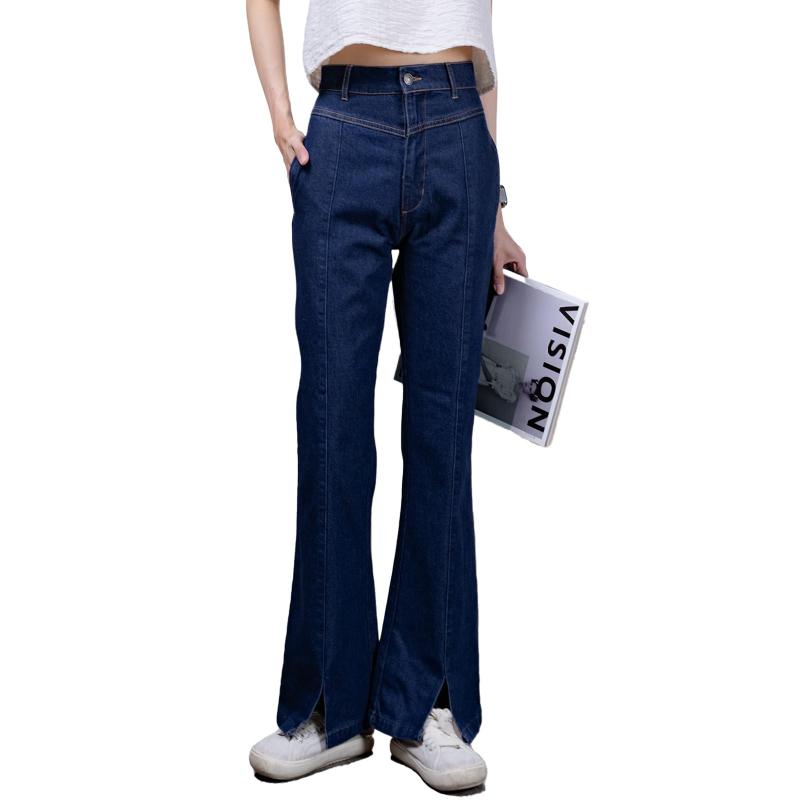 [iito.seasons] デニム フレアパンツ レディース ジーンズ ハイウエスト 美脚 ロングパンツ ストレッチ jeans
