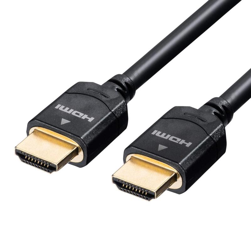 乐天商城 - サンワダイレクト HDMIケーブル 8K 4K 対応 UltraHD 8K HDMIケーブル 【PS5 対応】 48Gbps対応 超高速 1m 500-HD024-10