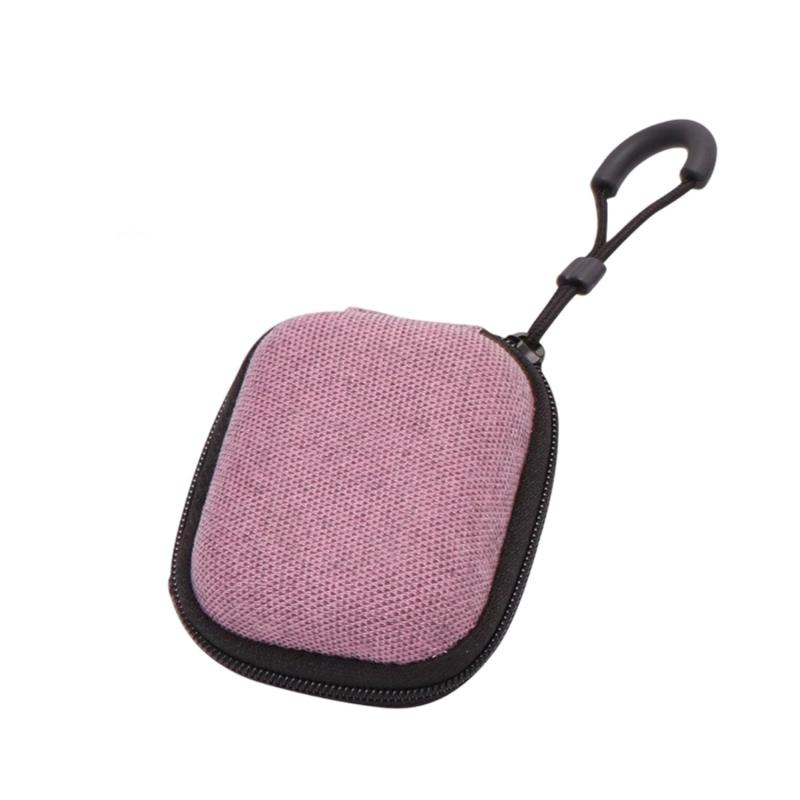 ADOFUN 一眼レフ バッテリー収納バッグ E17 カメラバッテリー保護バッグカバー イヤホン収納ケース ケーブル収納ポーチ 小型ポッチ イヤホン 多機能 携帯便利（ピンク）