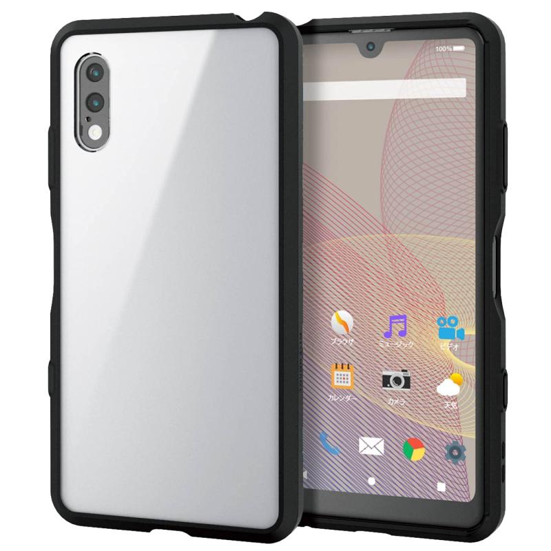 乐天商城 - エレコム Xperia Ace II ハイブリッドケース TOUGH SLIM ガラスフィルム付き クリア PM-X211TS3CR
