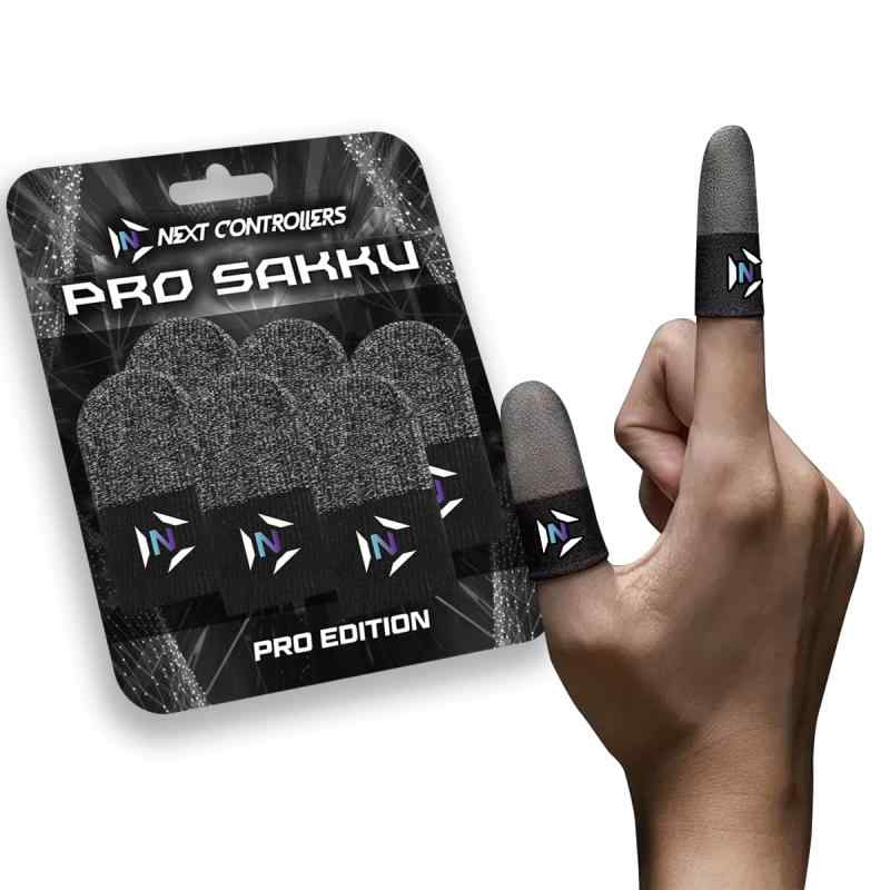 Next controllers プロサック 指サック 極薄 0.4mm 銀繊維70％ 縫い目無し ゲーム FPS 音ゲー 6枚入り