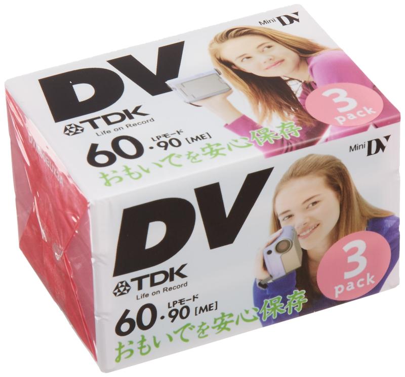 TDK MINIDV�����å� 60ʬϿ�� 3�ܥѥå� [DVM60BUX3A]