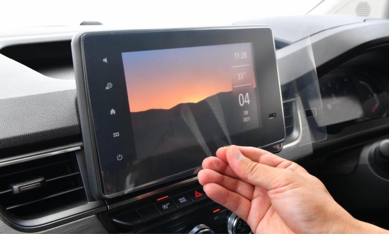core OBJ LCD Screen Protector Renault 8inch Multi Media Easy Link ルノー8インチナビ保護フィルム ..