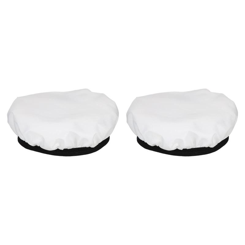 Rakuten - PATIKIL 18cm ソフト拡散ランプカバー 2個 布ディフューザー ストロボリフレクターランプソックス フラッシュライト ビューティーディッシュ 写真スタジオ用 ホワイト