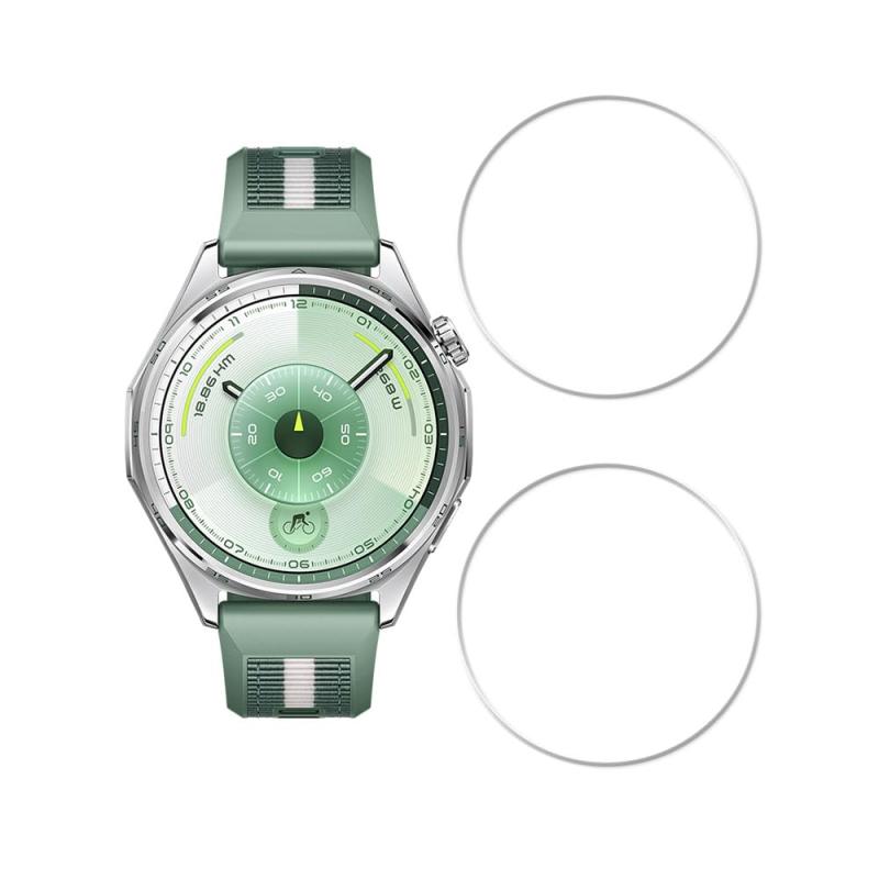 Rakuten - 対応 HUAWEI WATCH GT 6 46mm 用の ガラスフィルム 日本旭硝子素材製 9H硬度強化ガラス 保護フィルム, 2枚セット