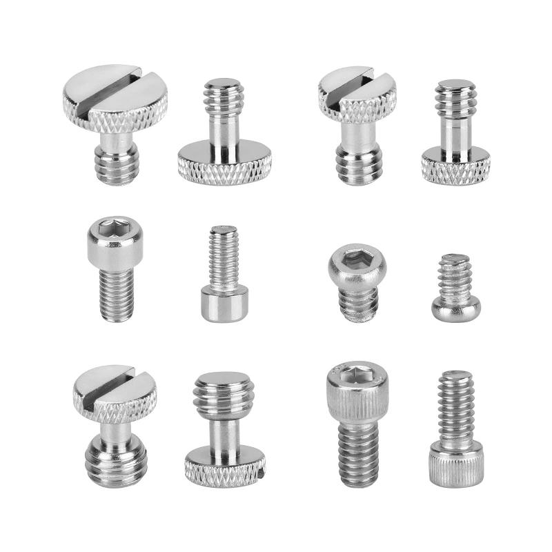 CAMVATE 1/4インチ-20 & 3/8インチ-16 & M5スレッドスクリューナット 詰め合わせキット デジタル一眼レフカメラケージリグ&アクセサリーアセンブリ (16ピース)