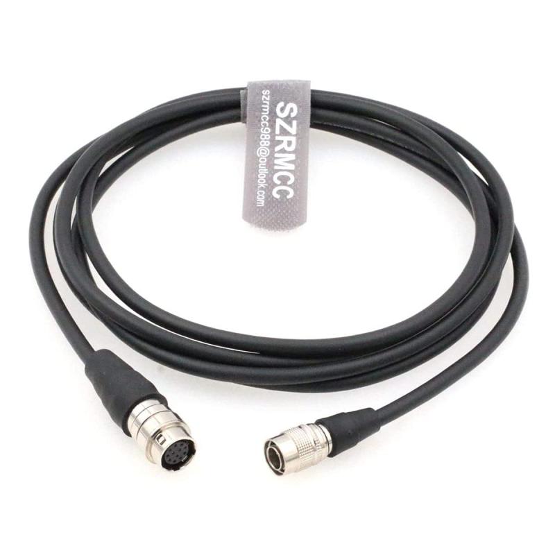 SZRMCC Hirose4ピンオスからHirose12ピンメススタートストップ電源ケーブル、S-ony F55F5カメラからB42 / 3 "FujinonNikonマウントレンズ