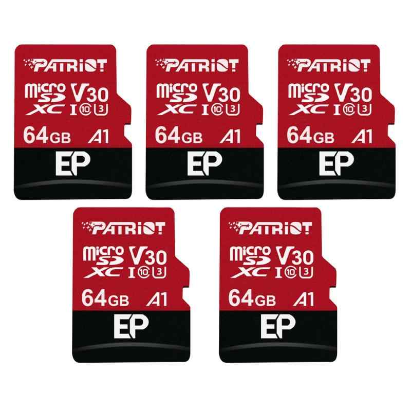 Patriot EP Series Micro SDXC V30 A1 UHS-I U3 4K UHD Memory Card Parent
