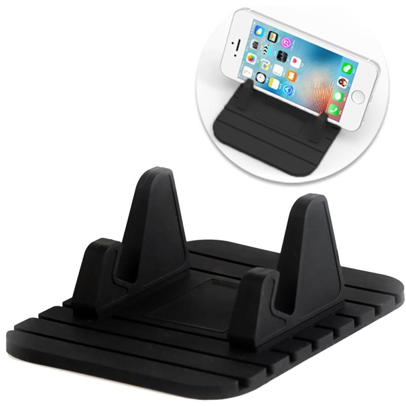 Rakuten - スマホホルダー スマートフォンホルダー 携帯 車載 車用スマホスタンド 携帯スタンド カー用品 滑り止め スマホスタンド 水洗い可 ダッシュボード 「ダッシュボードに置くだけ」多機種対
