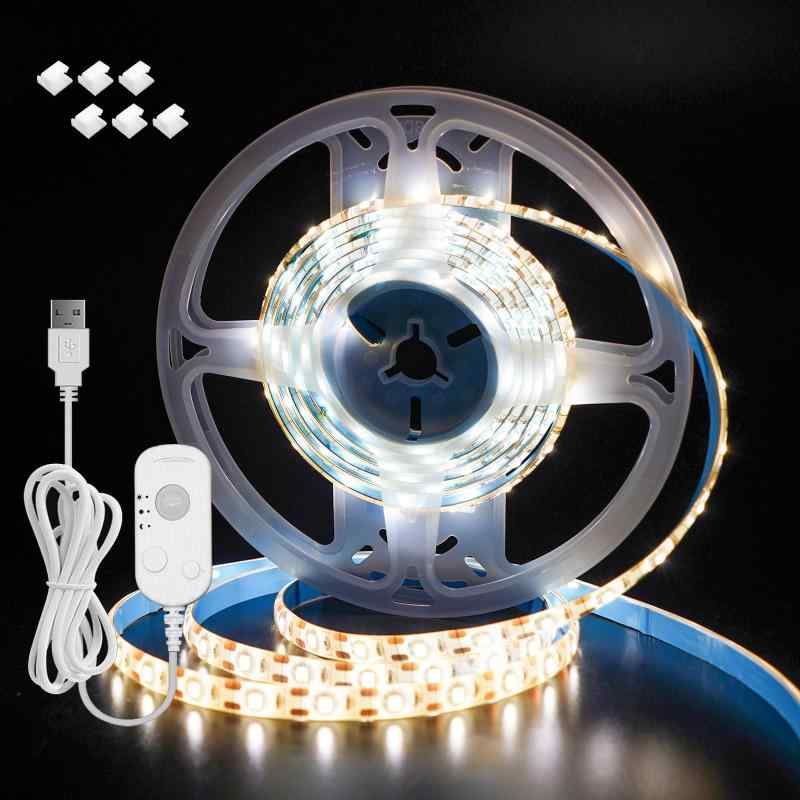 LEDテープライト ストリップ ライト イルミネーションライト 人感 明暗 センサー付き 間接照明 正面発光 切断可能 両面テープ 取付簡単 USB給電式 台所 廊下 ドア 玄関 店舗 看板 装飾用 祝日