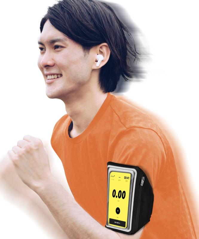 【箱根駅伝ランナー愛用】 ランニング スマホ アームバンド 『ズレずにフィット』 スマホケース ランニング ポーチ 腕 携帯ホルダー