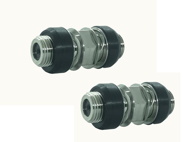 フジパーツ F型中継接栓 防水型 アンテナ線 延長用 アンテナケーブル 中継コネクタ 両端 F型ジャック (メス-メス) 4K8K BS CS 地デジ CATV対応