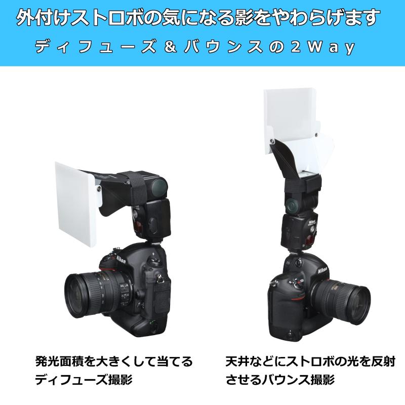 クリエイティブグローバルのHAKUBA クリップオン ストロボ ディフューザー｜アングル3