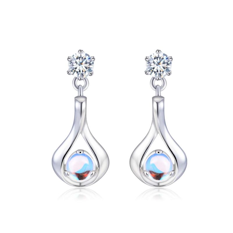 PHNIBIRD ピアス レディース 誕生石 金属アレルギー対応 つけっぱなし ピアス 揺れる バレンタイン ギフト ホワイトデー お返し 入学式 卒業式 シンプル かわいい グリーン パーティー 日常使