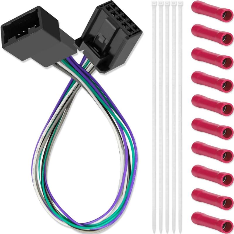 乐天商城 - MKBKLLJY 2個 カーラジオ配線ハーネス 圧着コネクタ付き 対応 F150 / F250 / F350 / F450 / F550/クラウンビクトリア/エクスプローラー/ナビゲーター/アビエイター/LS/グランドマーキス/クーガー