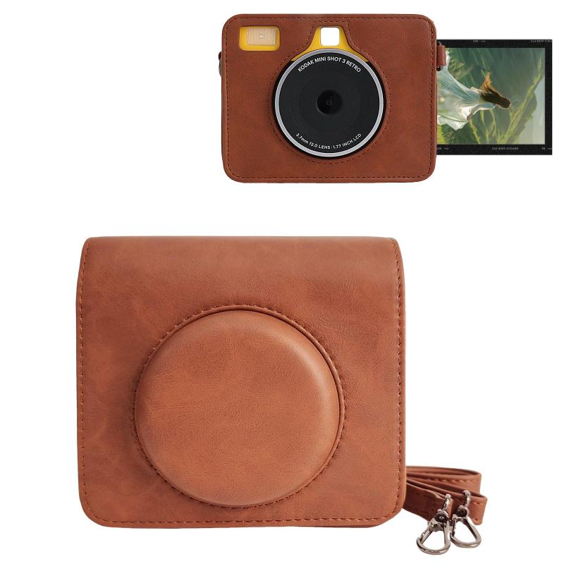 MUZIRI KINOKOO������ Kodak Mini Shot 3 ��ȥ� C300R 2����1�����ȥե��ȥץ�󥿡��� - ���åץ��졼�ɤ��줿PU�쥶...