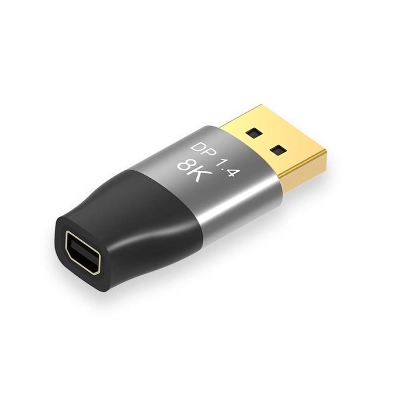 xiwai Mini DisplayPort 1.4 8K 60hz メスアダプター ウルトラHD UHD 4K 144hz - DPオス 76804320 ビデオ PC ノートパソコン テレビ用
