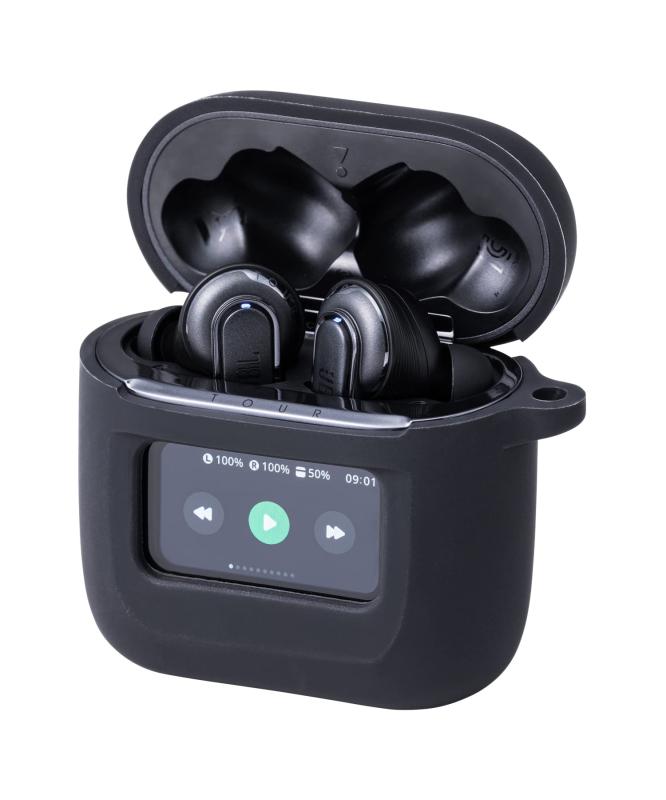 [musashino LABEL]【TOUR PRO 2 用シリコンカバー】 シリコン製 保護カバー 装着充電可能 ワイヤレス充電可能 スマートタッチディスプレイ確認可能 LED確認可能 さらさらシルキー加工 武蔵野レーベ