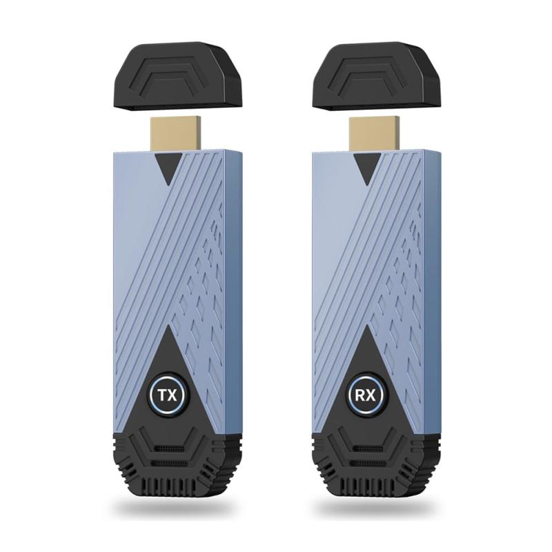 ワイヤレスHDMI 無線 送受信機セット 収納に便利 無線化 30m安定転送距離 1080P/5Ghz WIFI&設定不要 映像音声同期出力 【日本技適認証済】TV/PC/Mac/Laptop/Window/プロジェクターなど対応