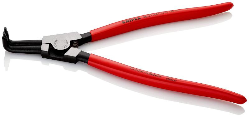 乐天商城 - KNIPEX クニペックス 軸用スナップリングプライヤー 曲型 85-140mm 4621-A41