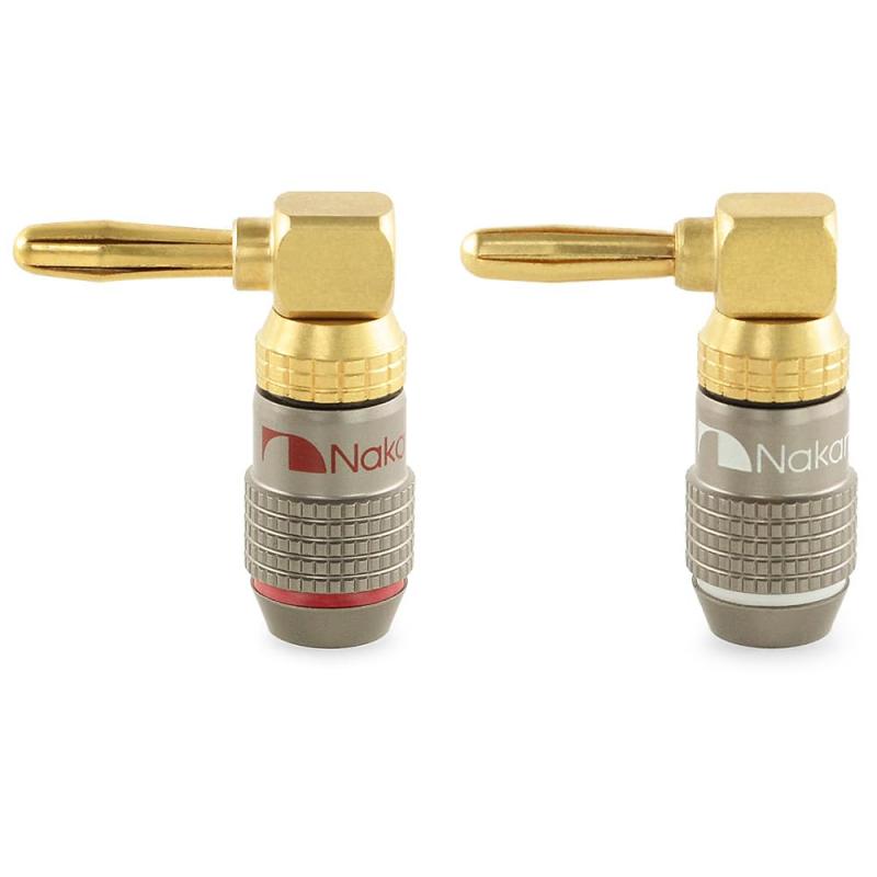 Nakamichi FanLock Excel Series Right Angle Banana Plug