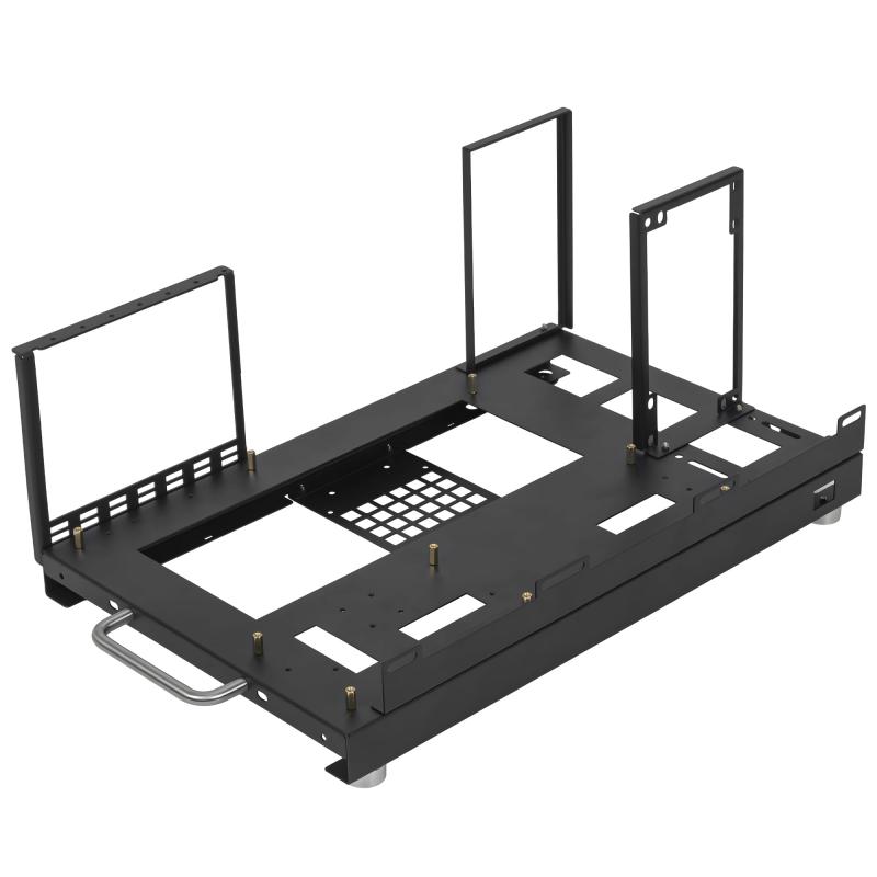 Rxakudedo オープンフレマザーボードブラケットホルダー用に厚みのあるオープンブラケットシャーシラック