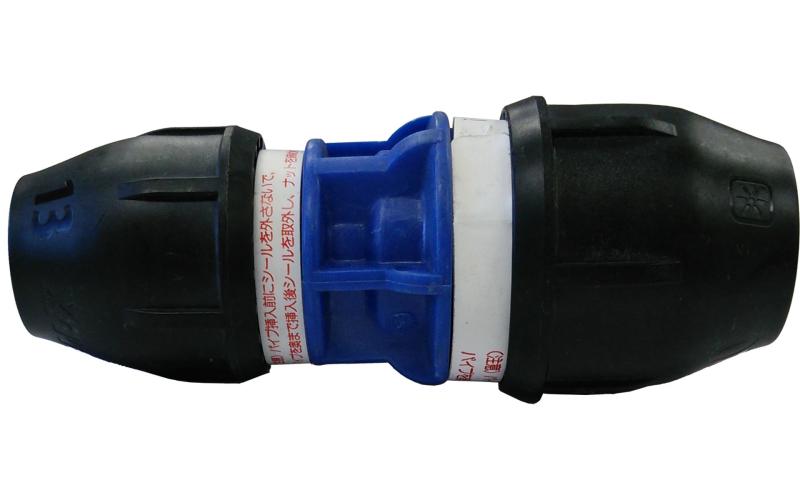 栗本商事(クリモト) 水道用ポリエチレン管用樹脂継手 ポリグリップ 異径ソケット サイズ20☓13