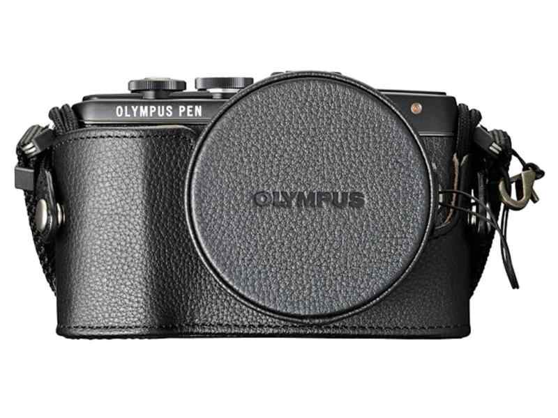 OLYMPUS 14-42mm EZレンズ用 本革レンズジャケット LC-60.5GL