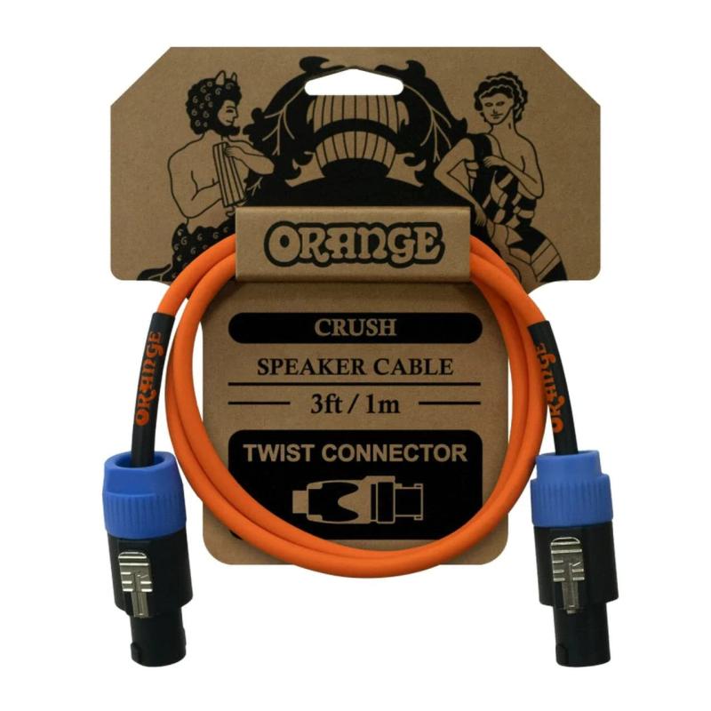 ORANGE Orange CRUSH Speaker Cable 3ft/1m Twist Connector CA039 スピーカーケーブル