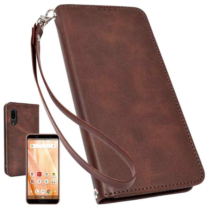 乐天商城 - シズカウィル sense3 SHV45 SH-02M sense3 lite SH-RM12 sense3 basic 手帳型 ケース カバー バイカラー