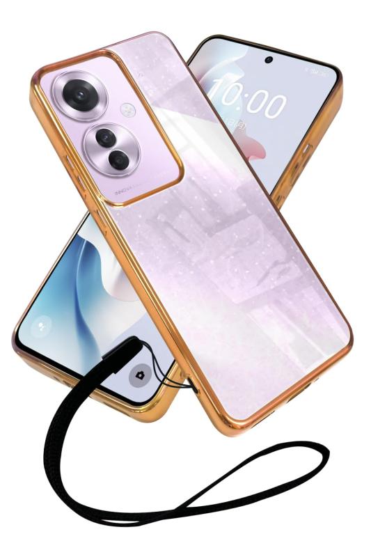 Rakuten - シズカウィル OPPO Reno11 A クリアケース CPH2603 ケース カバー サイドメッキ加工 クリア ケース 1個入り