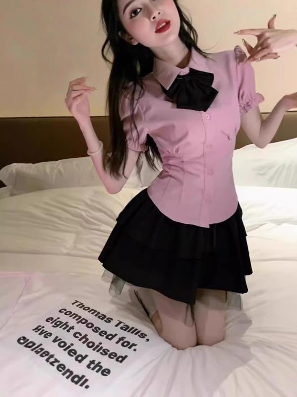 樂天商城 - スカート レディース 夏 ハイウエスト ふんわり ケーキ ミニ ヒップハグ 小柄対応 スリム プリーツ フレア 通気性 軽量 吸湿速乾 カジュアル スタイルアップ フェミニン 普段使い