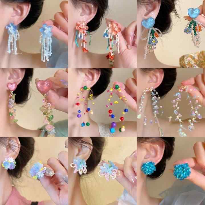 楽天市場】レジン（イヤリング｜レディースジュエリー・アクセサリー