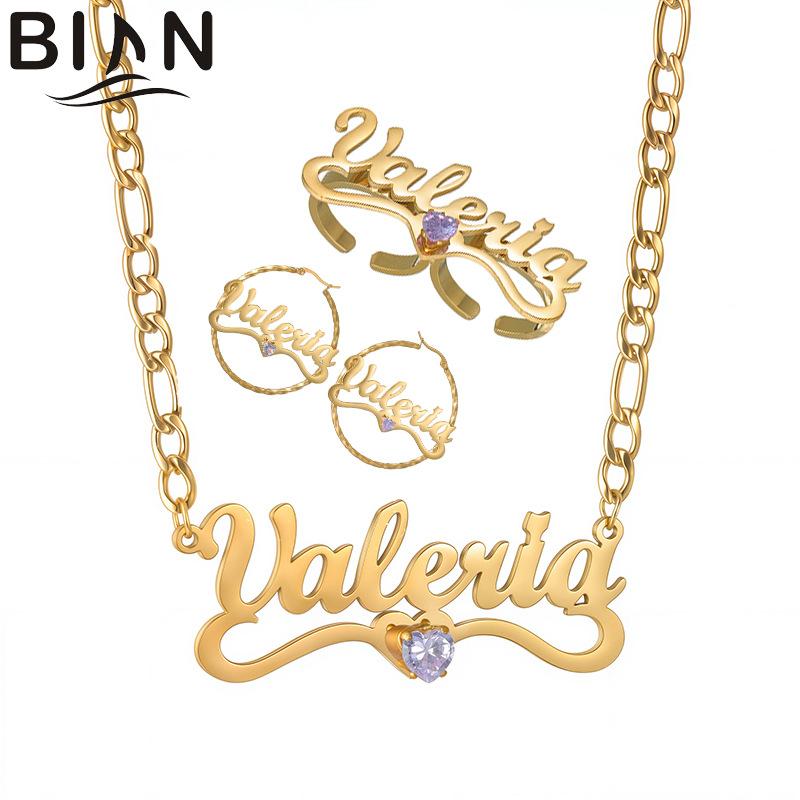 Necklace Set for Women: 18K Gold Plated Stainless Steel - Lightweight, Luxurious, and Perfect for Everyday Wear, Parties, and Gifts. Stylish, Gold, Initial Design, Daily Wear, Elegant, Simple, and Sophisticated. A perfect gift for any occasion.