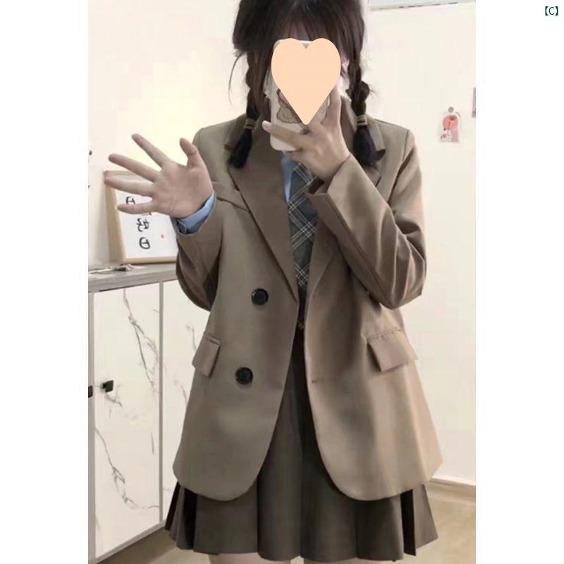 クリエイティブグローバルのジャケット レディース 秋冬 ブラウン ゆったり 大きいサイズ 体型カバー ブレザー アウター テーラードジャケット カジュアル フォーマル 通勤 通学 上着 羽織り 無地 シンプル スタイルアップ 着痩せ オフィス きれいめ ナチュラル ベーシック 長｜アングル3