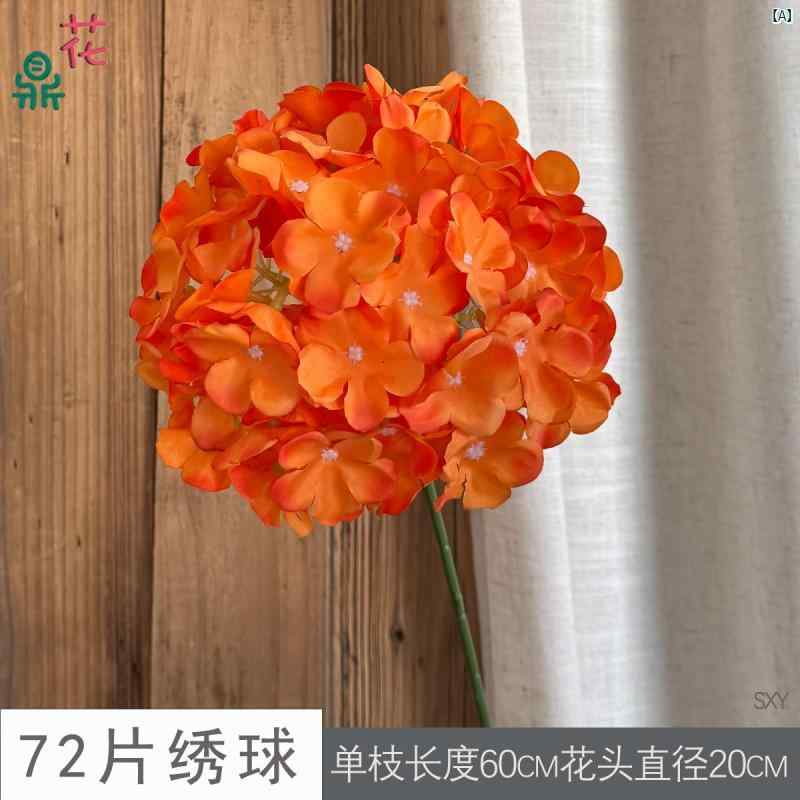 造花 飾り花 インテリア オレンジ系 フェイクフラワー 高品質 リアル 質感 華やか ホテル ウェディング ブライダル 装飾 披露宴 会場装飾 ディスプレイ パーティー 撮影小物 アレンジメント 素材 枯れない 花材 フラワーアレンジメント アートフラワ