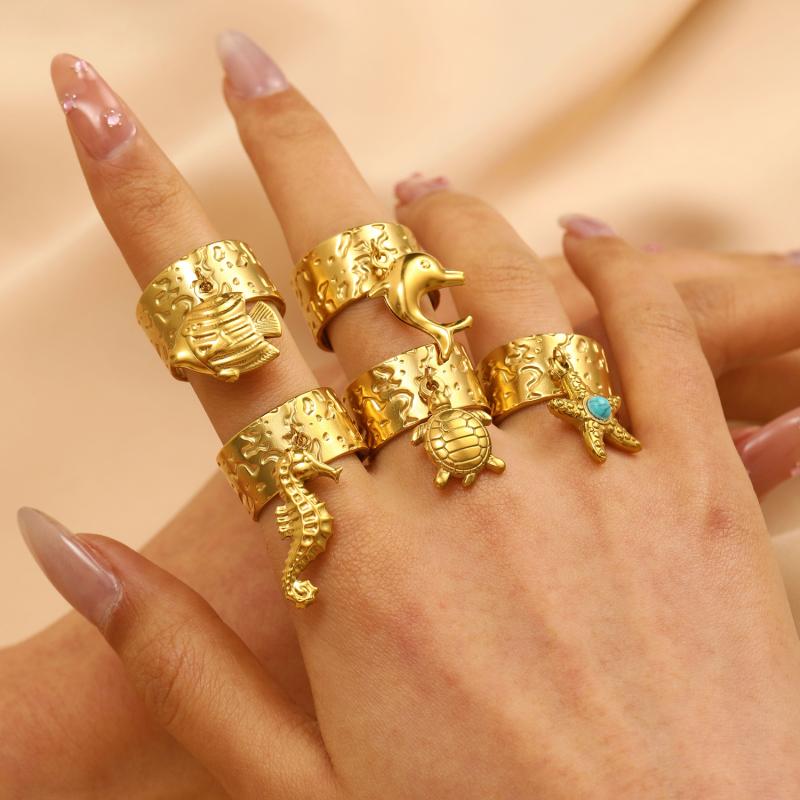 楽天市場】クジラ（指輪・リング｜レディースジュエリー・アクセサリー
