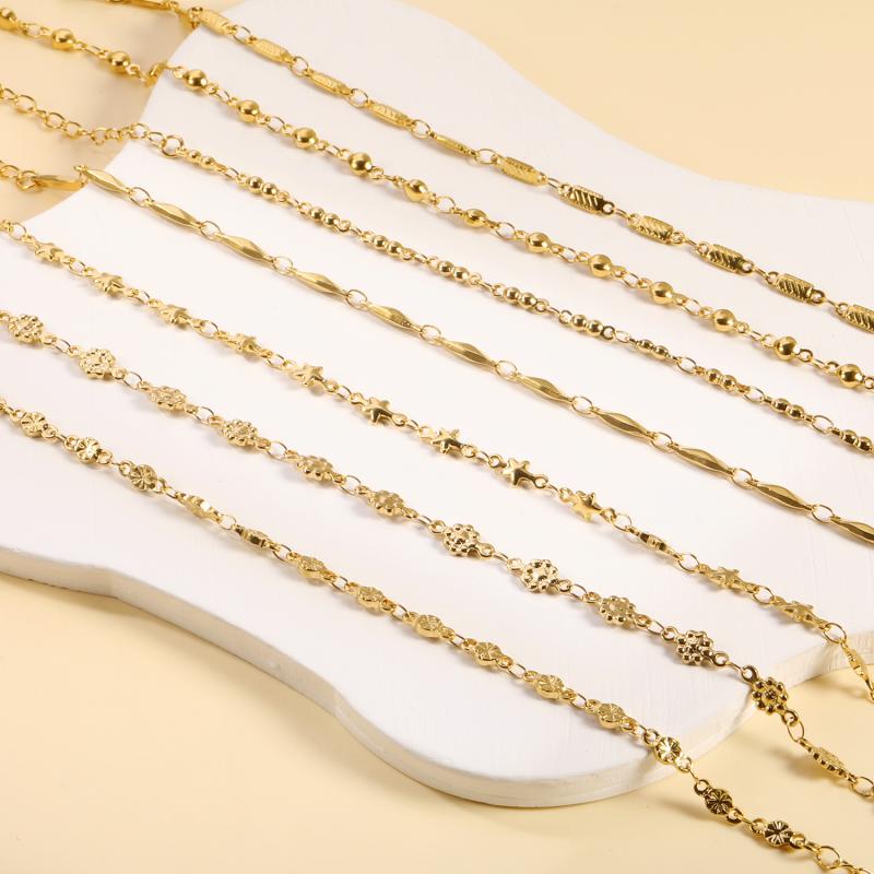 アンクレット レディース 足首 アクセサリー ビーチ リゾート カジュアル シンプル 上品 ステンレス 18K コーティング 鍍金 高級感 華奢 つけっぱなし 耐久性 耐水性 変色防止 重ね付け 足元 おしゃれ ギフト ジュエリー 鎖 チェーン アンクル