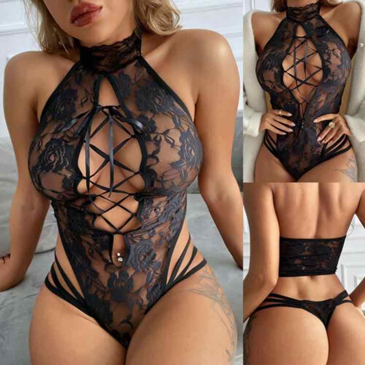ランジェリー レディース セクシー レース ボディスーツ 透け感 紐付き 猫耳 キャットスーツ 大人 かわいい 過激 魅力的 スタイルアップ 美ボディ 下着 インナー コスプレ 誘惑 透視 露出 高弾性 フィット感 おしゃれ 刺激的 舞台衣装 撮影用 ナ