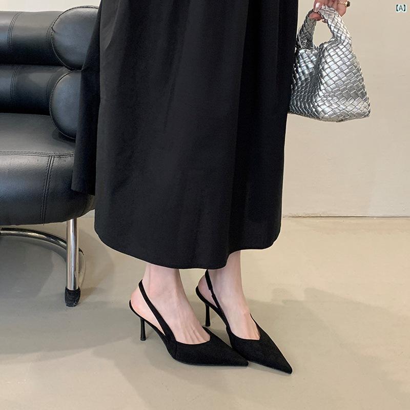パンプス レディース 春夏 ハイヒール 疲れない 痛くない 柔らかい 柔らか素材 本革風 軟質底 履きやすい 美脚 細見え 華奢見え ポインテッドトゥ ピンヒール 走れる シンプル 無地 冠婚葬祭 通勤用 オフィス用 仕事用 通学用 普段使い デート お creativeglobal01-10247071 クリエイティブグローバル サンプル画像2