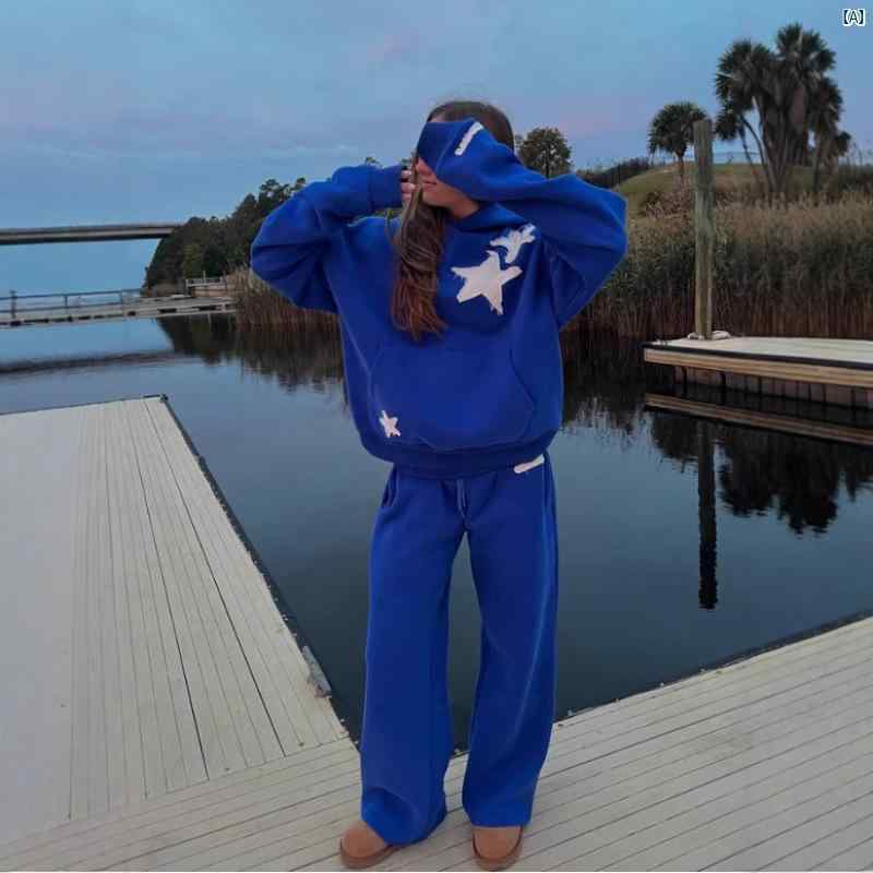 クリエイティブグローバルのセットアップ 男女兼用 ユニセックス スウェット 上下セット トレーナー パンツ リーフ柄 植物柄 総柄プリント 2Dプリント 運動着 スポーツウェア カジュアル 普段着 部屋着 ルームウェア ゆったり 体型カバー 大きいサイズ 長袖 長ズボン 秋 冬｜アングル2