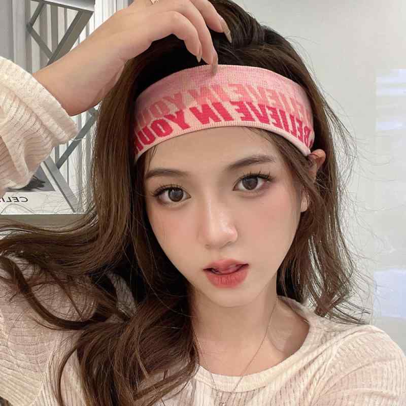 ヘアバンド レディース ヘアアクセサリー 洗顔用 ヨガ 運動用 ニット ヘッドバンド...