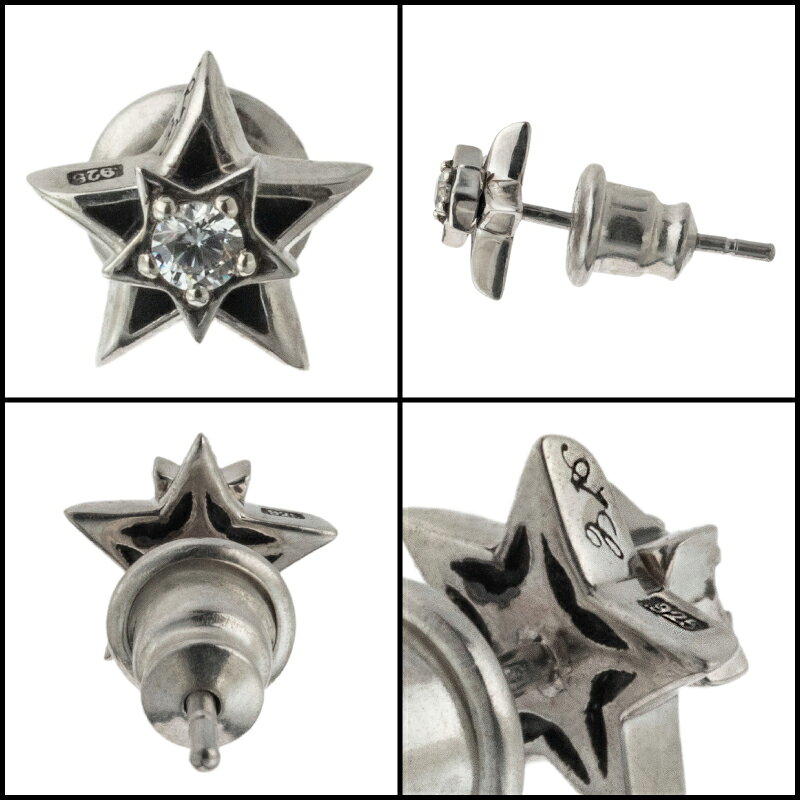 送料無料 アルテミスクラシック ArtemisClassic ダブルスターピアス 片耳分 シルバー ACE0167 2