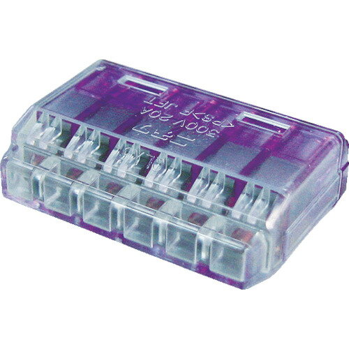 オレンジブック トラスコ中山 TRUSCO　差込形電線コネクタ極数6　（6個入） T-QL-6