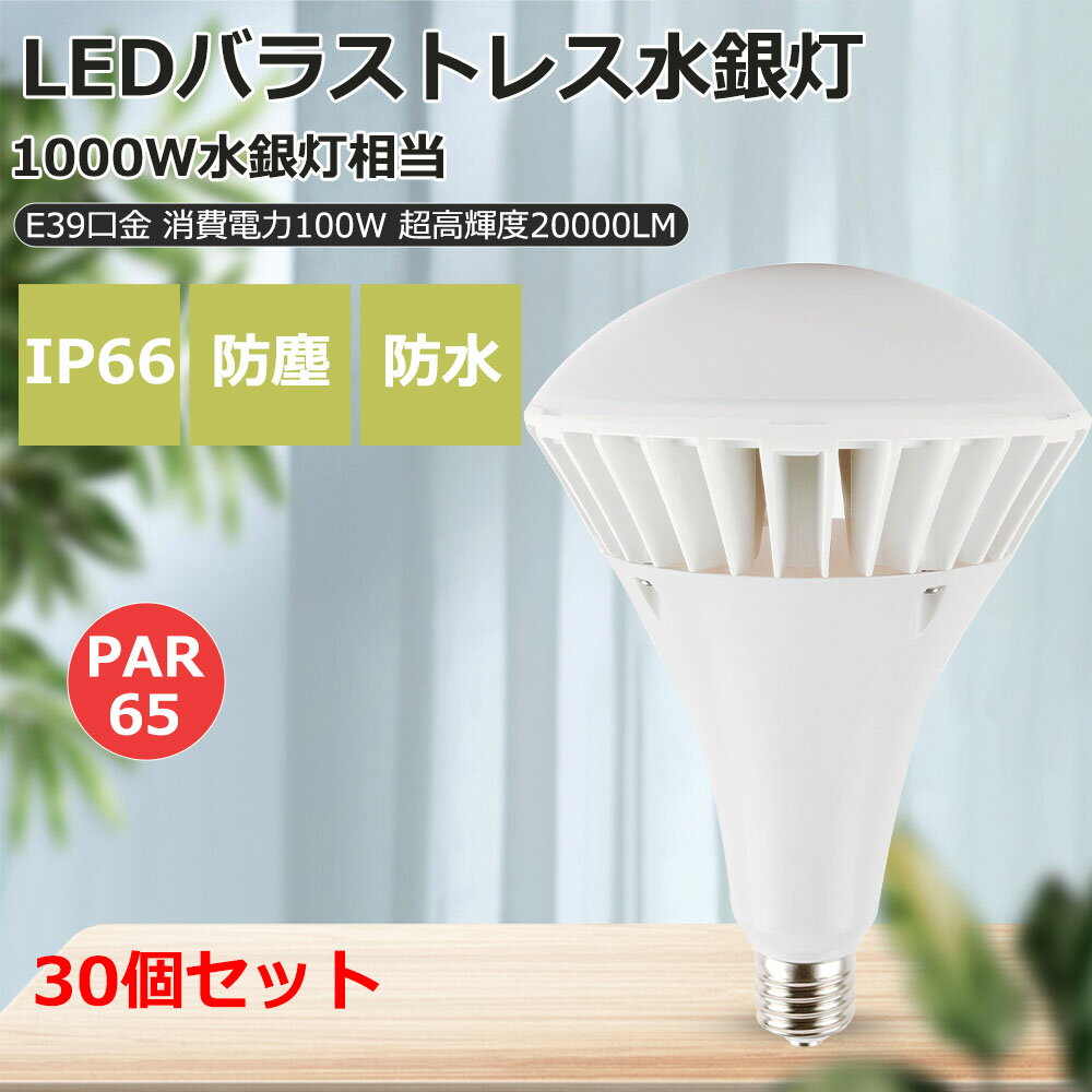 30ĥå LEDХ饹ȥ쥹 PAR65 100w 1000W 20000lm E39 200lm/w le...