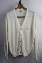 ラコステ カーディガン【古着】【中古】【メンズ】1980年代 LACOSTE【L】【レディース】【ヴィンテージ】 【ビンテージ】 【vintage】 アメカジ 80’s 80s 90’s 90s