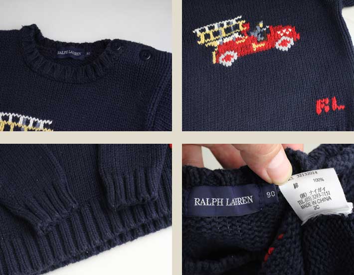 ���ե������ Ralph Lauren ���ɼ��� ����������90�ۡڸ���ۡ���šۡڥ��å��ۻҶ� 2�� 3�� �ˤλҡڥ�����ɡ� �ڥ�ȥ������90��s 90s ���ᥫ�� ���Ф��� ���ձ� �ݰ��