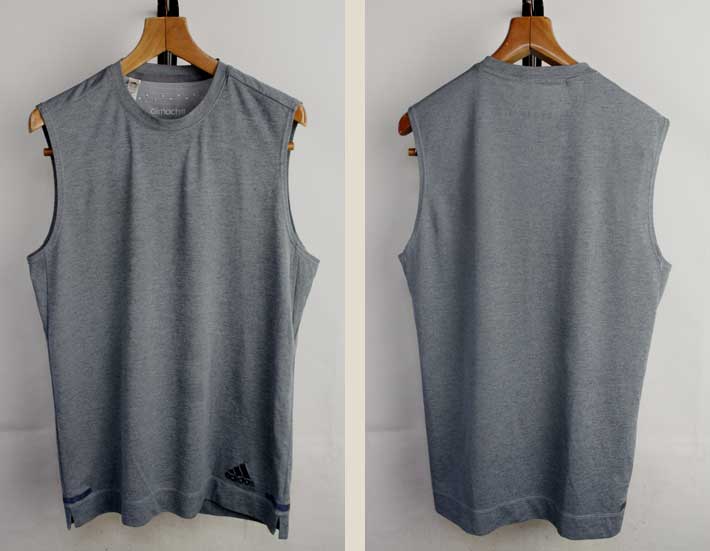 アディダス adidas climachill ノースリーブ Tシャツ【L】【古着】【中古】【メンズ】レディース【男性】マラソン ランニング ドライフィット スポーツ ジム トレーニング キャンプ アウトドア サッカー タンクトップ 速乾