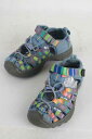 キーン サンダル【中古】【キッズ】【子供】 KEEN ニューポート レトロ【16cm】【古着】アメカジ キャンプ アウトドア 川遊び 海 山 コンフォートサンダル 水陸両用 NEWPORT RETRO 1006011