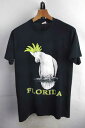 1980年代 FLORIDA オウム Tシャツ【L】【古着】【中古】【メンズ】【レディース】【ヴィンテージ】 【ビンテージ】 【レトロ古着】【vintage】【アメカジ】 80’s 80s 90年代 ティーシャツ 半袖 男性 女性 鳥 動物
